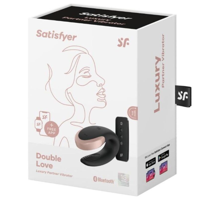 SATISFYER - ΔΙΠΛΟΣ ΕΡΩΤΙΚΟΣ ΔΟΝΗΤΗΣ ΠΟΛΥΤΕΛΕΙΑΣ ΓΙΑ ΖΕΥΓΑΡΙΑ ΜΑΥΡΟΣ