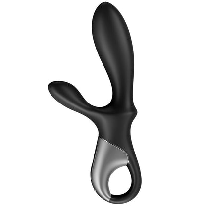 SATISFYER - HEAT CLIMAX+ ΔΟΝΗΤΗΣ ΠΡΩΚΤΟΥ ΜΕ ΕΦΑΡΜΟΓΗ ΜΑΥΡΟΣ