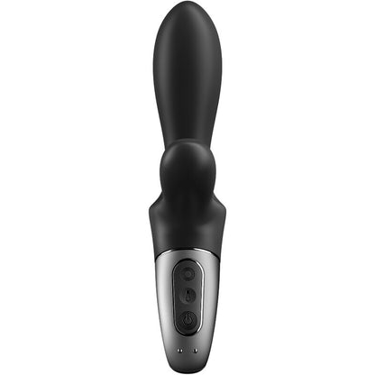 SATISFYER - HEAT CLIMAX+ ΔΟΝΗΤΗΣ ΠΡΩΚΤΟΥ ΜΕ ΕΦΑΡΜΟΓΗ ΜΑΥΡΟΣ